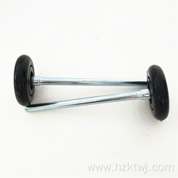 3*7 Garage door black nylon roller